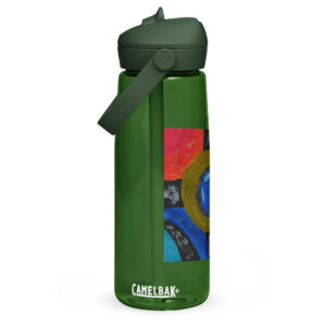 Flip straw water bottle - Youth Artist, Jazzlyn R.