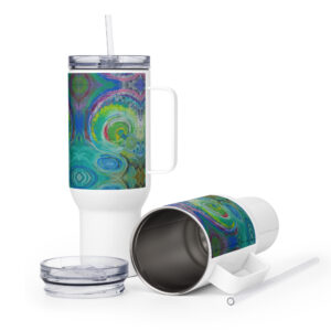 Travel mug with a handle - Artist, Raya J.
