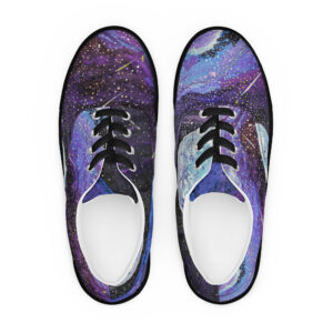 Women’s lace-up canvas shoes - Artist, Raya J.